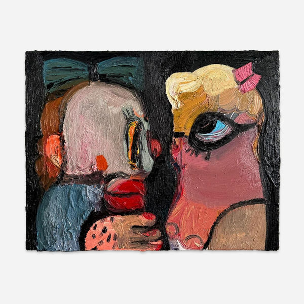 Trude Viken Double Portraits II, 2024 Oil on canvas 40 x 50 cm