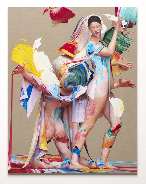 Matthew Stone We Saw the Same Thing Differently, 2019 Digital print on linen 180 x 140 cm