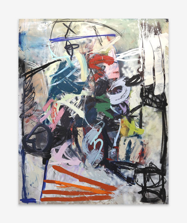 Xavier Baxter New Way, 2025 Mixed media on canvas 305 x 244 cm