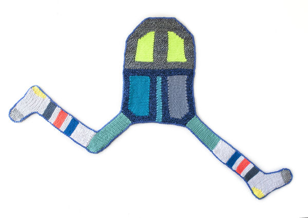 Wells Chandler OOBs YBB, 2019 Hand crocheted assorted fibers 80 x 90 cm