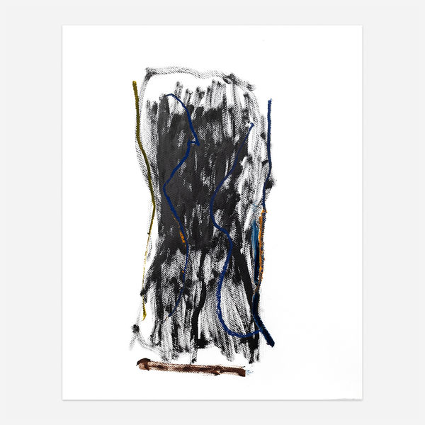 Roy Aurinko Citric II, 2026 Indian ink, oil and pastel on paper 40 x 50 cm