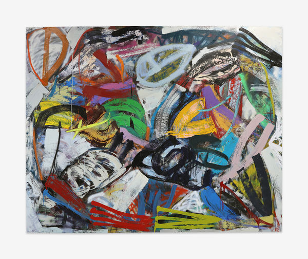 Xavier Baxter Hold me, 2025 Mixed media on canvas 244 x 305 cm