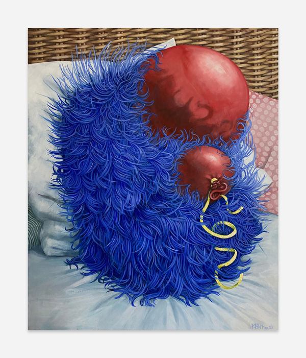 Tabitha Rub X-static Love, 2023 Egg tempera and oil on canvas 120 x 100 cm