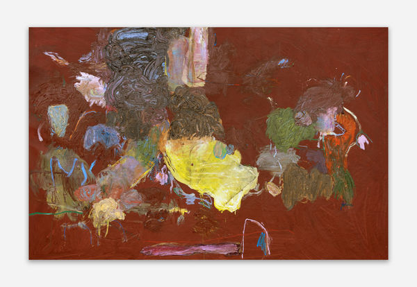 Roy Aurinko Chapel by Night II, 2023 Oil, acrylic and pastel on canvas 160 x 240 cm