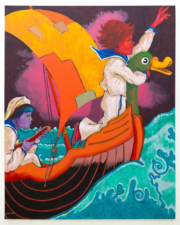 Archie Rand, Duck, 2025