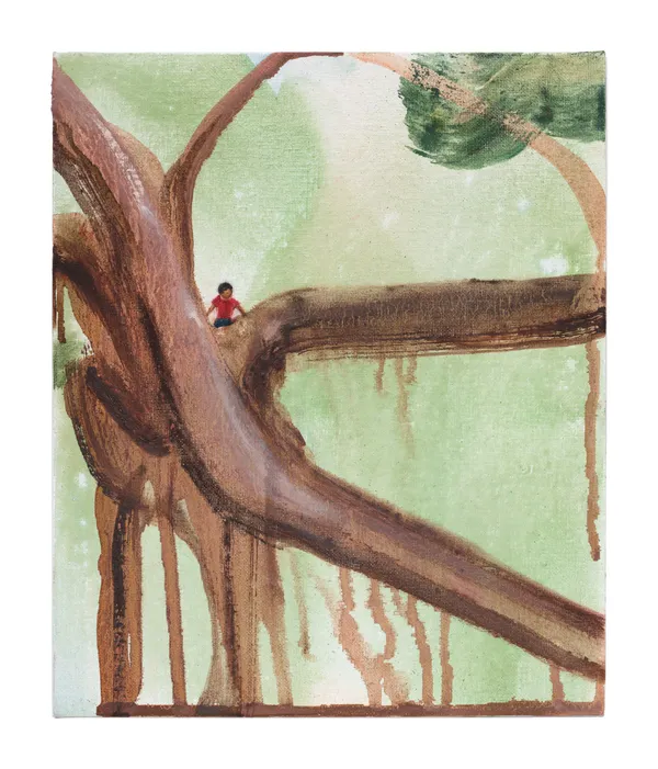 Matthew Krishanu, Banyan (Boy, Red), 2025