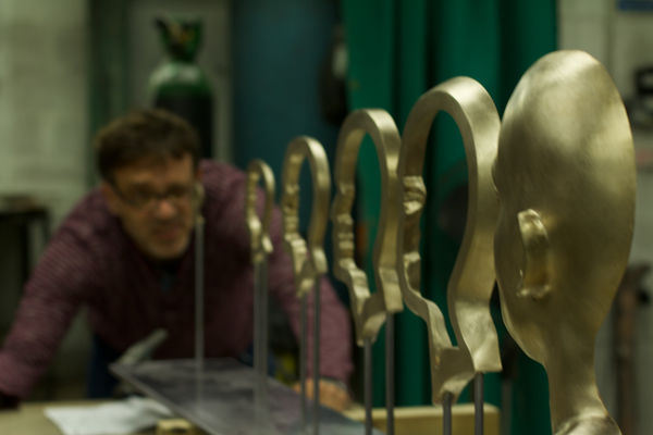 Jonty Hurwitz, Singularity Raw Bronze, 2009