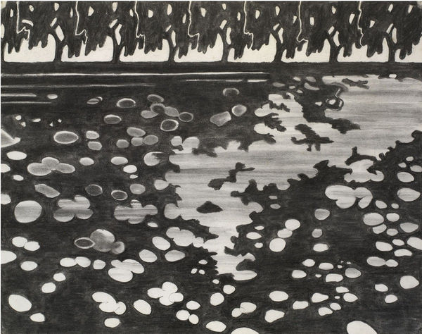 Edward Middleditch, River and Trees, 1971