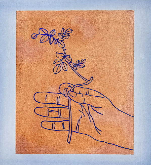 Derrick Greaves, Hand and Twig, 1968