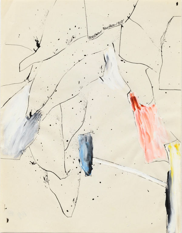 Billy Al Bengston, New York Watercolor, 1958