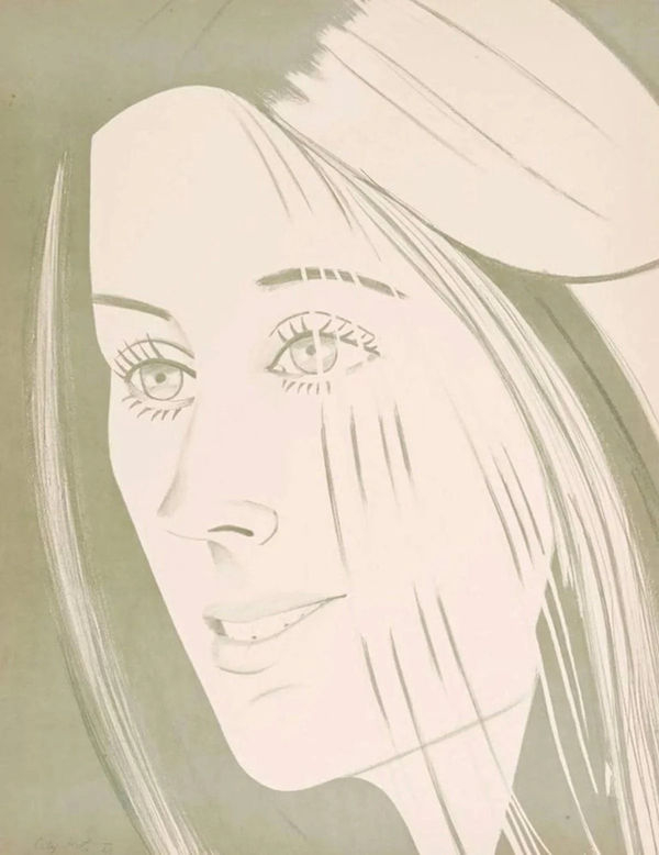 Alex Katz, Caroline, 1977