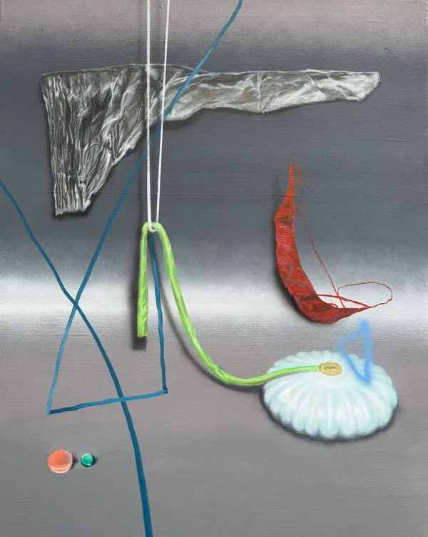 Laurian Popa, Porcelan, buttons and cloth, 2026