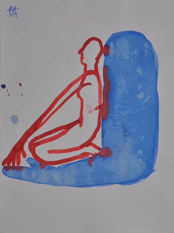 Ana Adam, The palm grows to be kissed / The carrying arm,, 2019