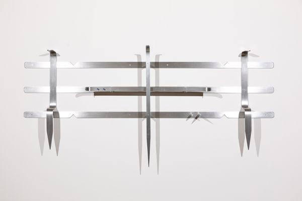 Andrei Arion, HOW FAR CAN A SHELF SPAN WITHOUT SUPPORT - Aluminum , 2023