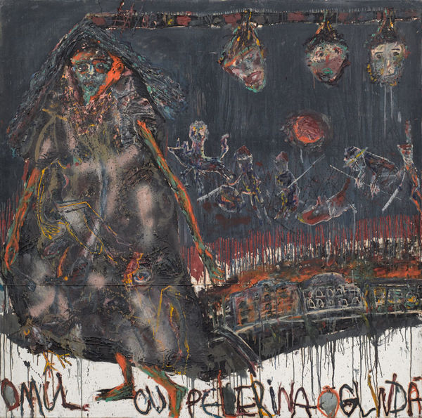 Ioan Aurel Mureșan, The man with the mirror-cape, 1988