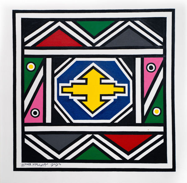 Dr. Esther Mahlangu, Untitled, 2023
