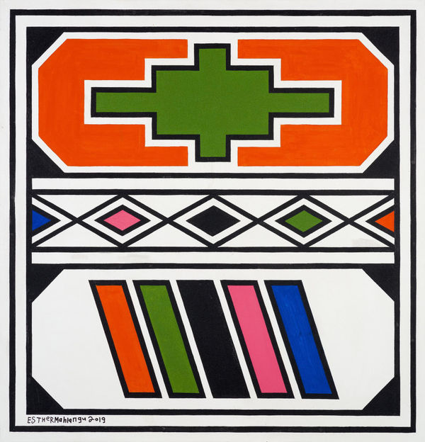 Dr. Esther Mahlangu, Untitled, 2023