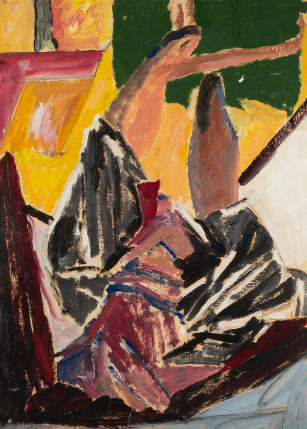 David Bomberg - Bargee Women, 1920-1921, circa
