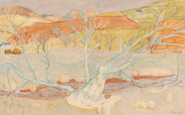 Empty Fields and Willows