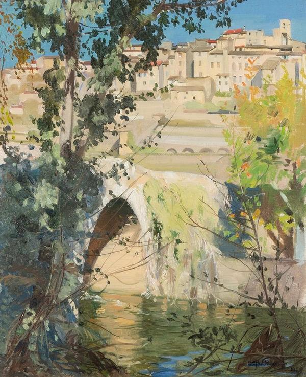 William Oliphant Hutchison - Roquebrun (South of France), 1926