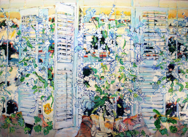 SHUTTERS AND FLOWERS