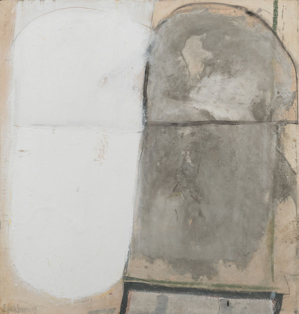 John Blackburn, Jerwood Grey with White, 2005