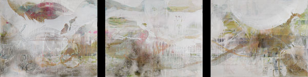 Jessica Zoob, Where Angels Dance Triptych , 2019