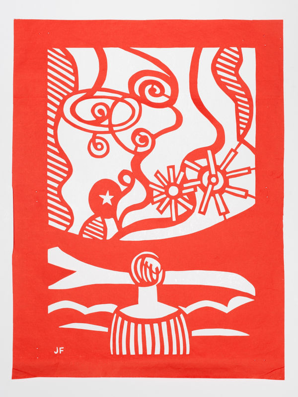 Jared FitzGerald, Gazing Up To The Heavens (Red), 2023