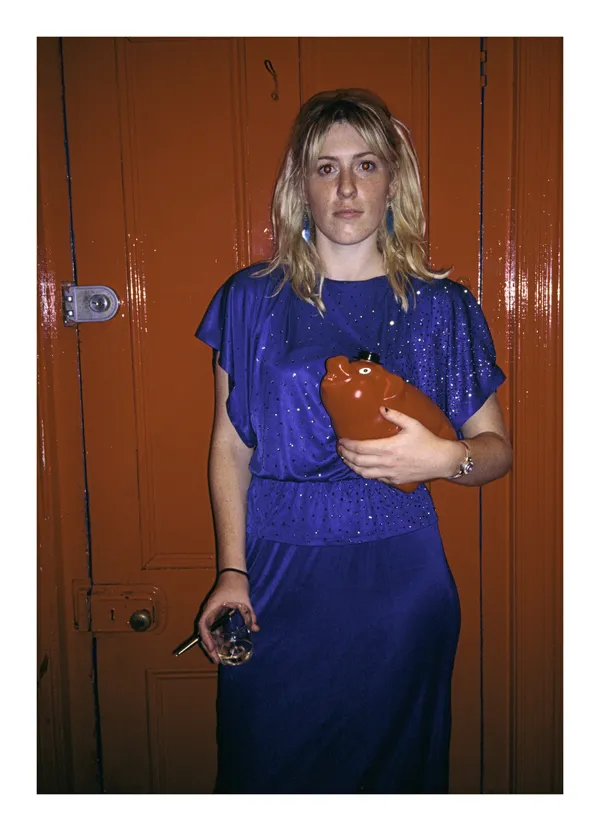 Ann Shelton, Megan at Fiat Lux with the little pig, 1997-2016