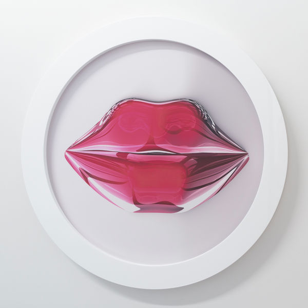 Hye Rim Lee, Red Glass Lips, 2022