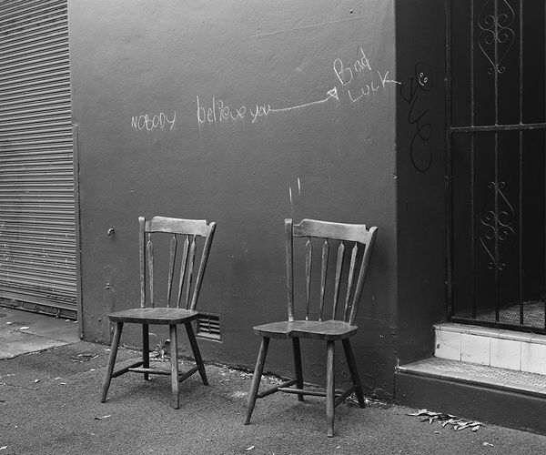 Harry Culy, Untitled (Nobody believe you, bad luck), 2019