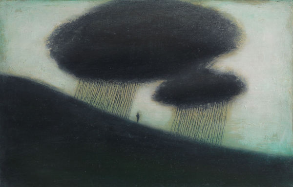 Richard Cartwright, Man With Two Rainclouds, 2020