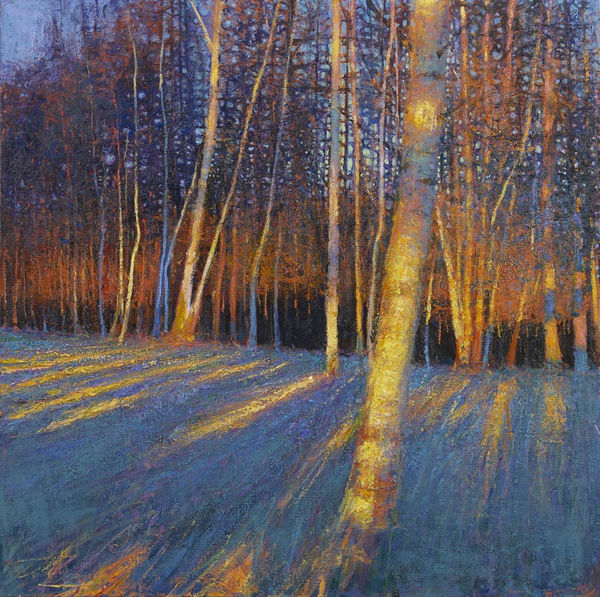 Andrew Gifford, Silver Birch & Pine, Carlton Bank II, February 2020, 2020