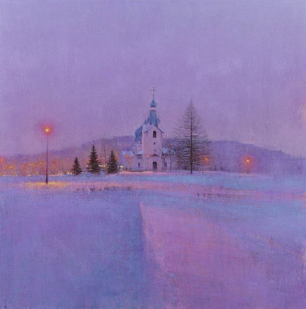 Andrew Gifford, Church in Pulkovskiy Park, near St Petersburg II, 2019