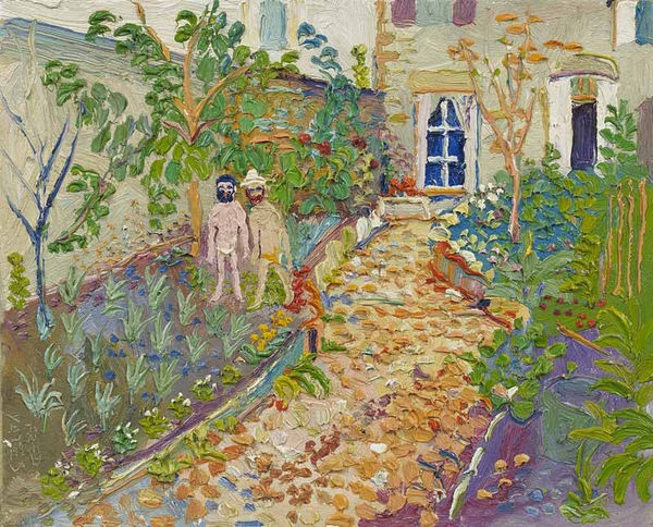 Fred Yates, 50. In the Garden, Rancon, c.2000