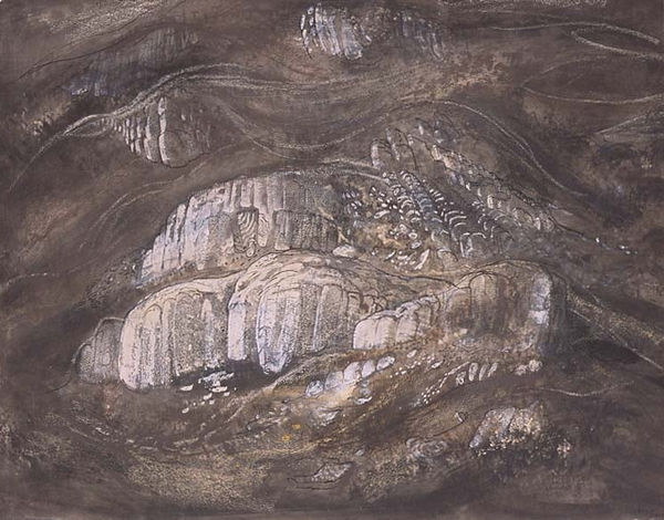 John Piper, Escarpment, Snowdonia, 1950