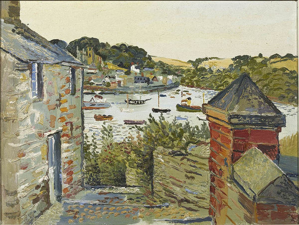 Fred Yates, Fowey From Polruan, 1976
