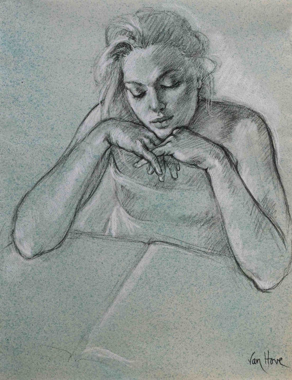 Francine Van Hove, Étude pour "Margaux et Léonard", 2016