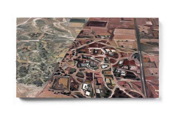 Maarten Demmink Jizan, 2020 Huile sur contreplaqué Oil on plywood 27 x 48 cm 10 ¾ x 19 in