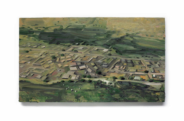 Maarten Demmink Koutougou, 2020 Huile sur contreplaqué Oil on plywood 27 x 48 cm 10 ¾ x 19 in