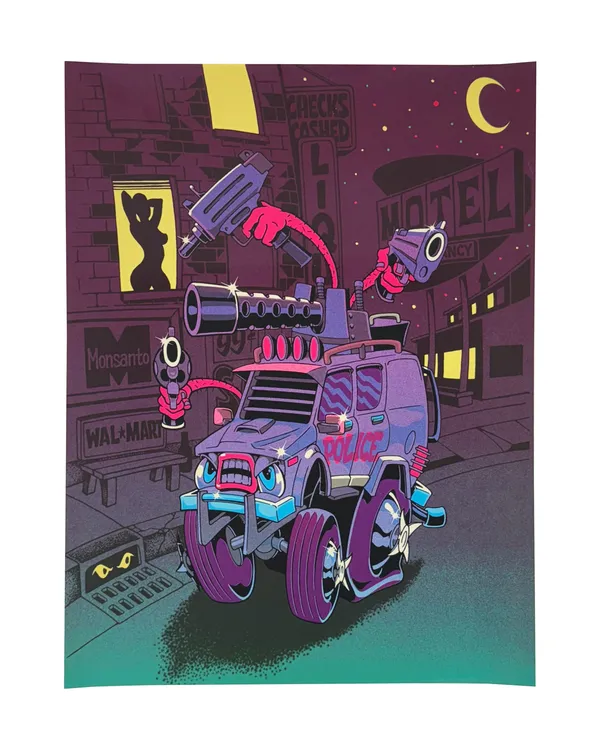 George Thompson (EWOK), Police Truck, 2019