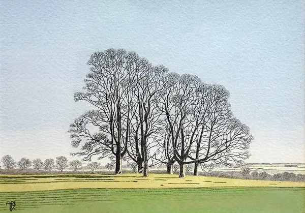 Stock Sale, Anthony Dawson, RE (1947-2017): 'Trees, Dovers Hill'
