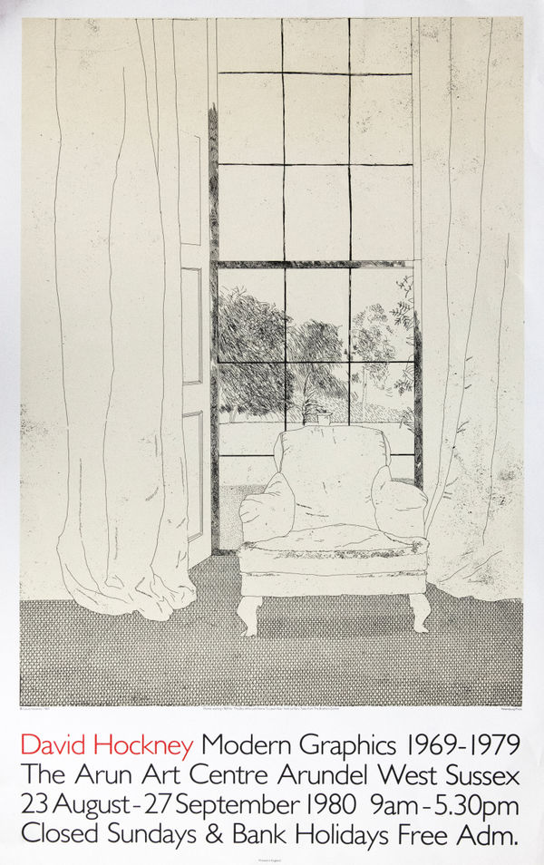 Original Artists' Posters, 51 David Hockney, 'David Hockney Modern Graphics'', 1980