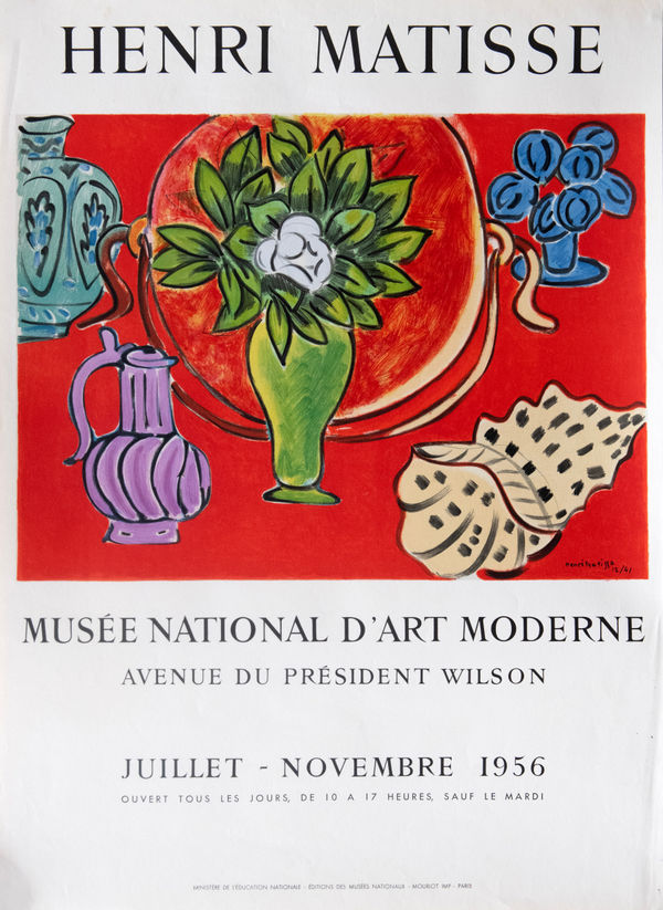 Original Artists' Posters, 29 Henri Matisse, 'Musee National d'Art Moderne'', 1956