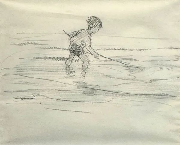 Stock Sale, Eileen Soper, RE (1905-1990): 'Study for Sticklebacks'