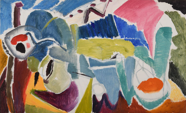 Ivon Hitchens Summer Still Life, c.1957 oil on canvas 20 x 32 in / 51 x 81 cm