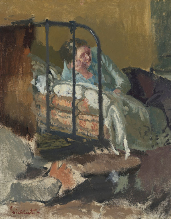 Walter Richard Sickert Reverie, c.1915-16 oil on canvas 20 x 16 in / 50 x 40 cm