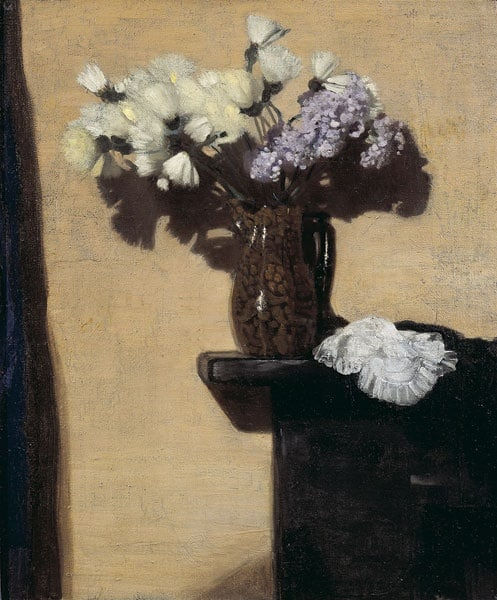 William Nicholson, Flowers & Gloves, 1909