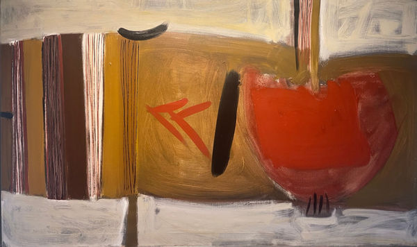 Terry Frost Earth Figure, 1959 oil on canvas 35 x 60 in 88.9 x 152.4 cm