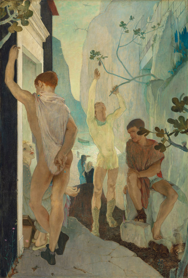 Glyn Philpot Penelope, 1923 oil on canvas 53.5 x 36 in / 135.9 x 91.4 cm